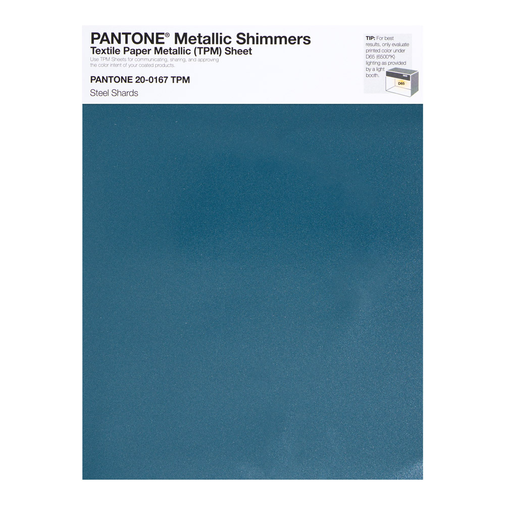 Pantone Metallic Shimmer 20-0167 Steel Shards