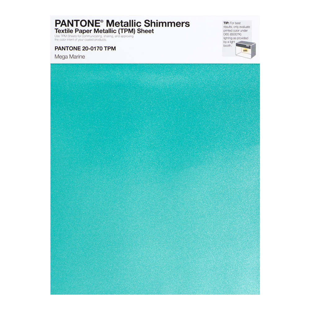 Pantone Metallic Shimmer 20-0170 Mega Marine