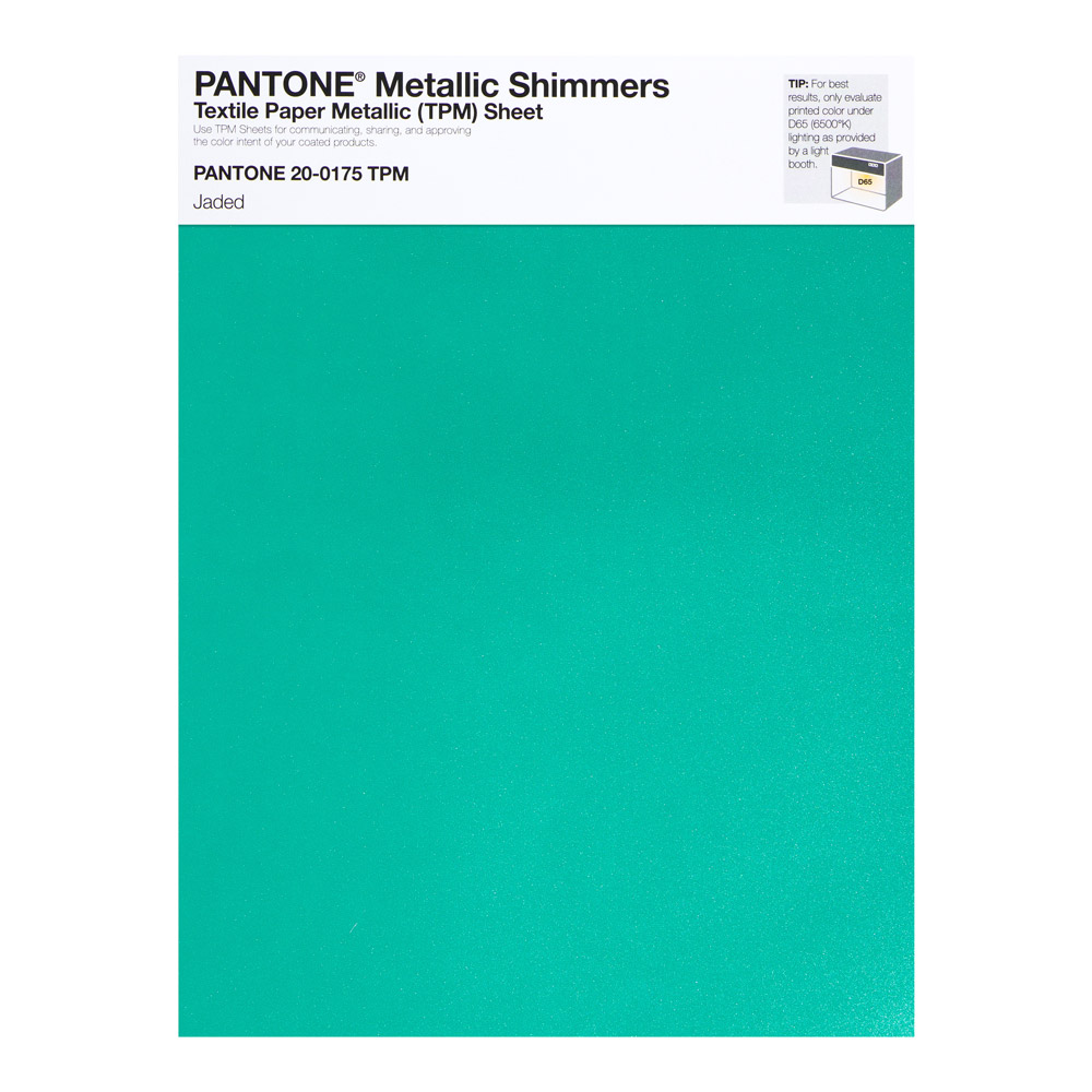 Pantone Metallic Shimmer 20-0175 Jaded