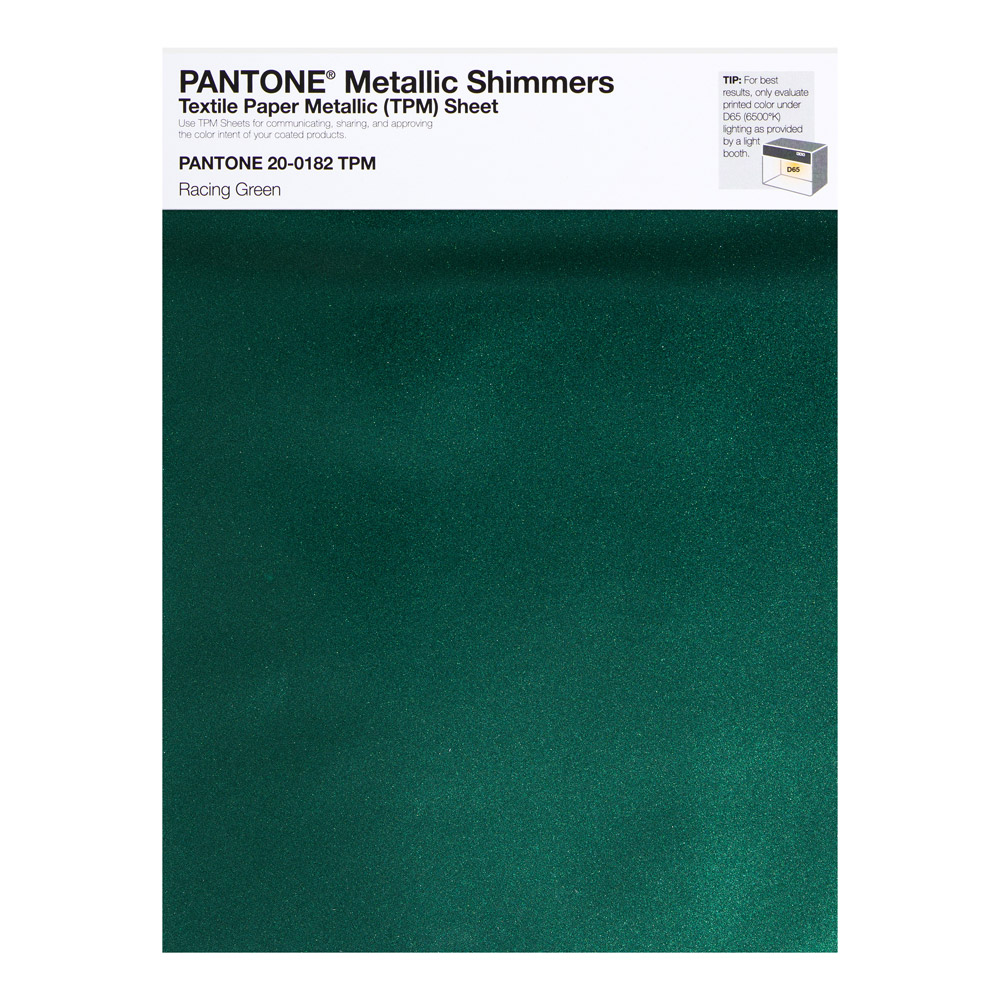 Pantone Metallic Shimmer 20-0182 Racing Grn