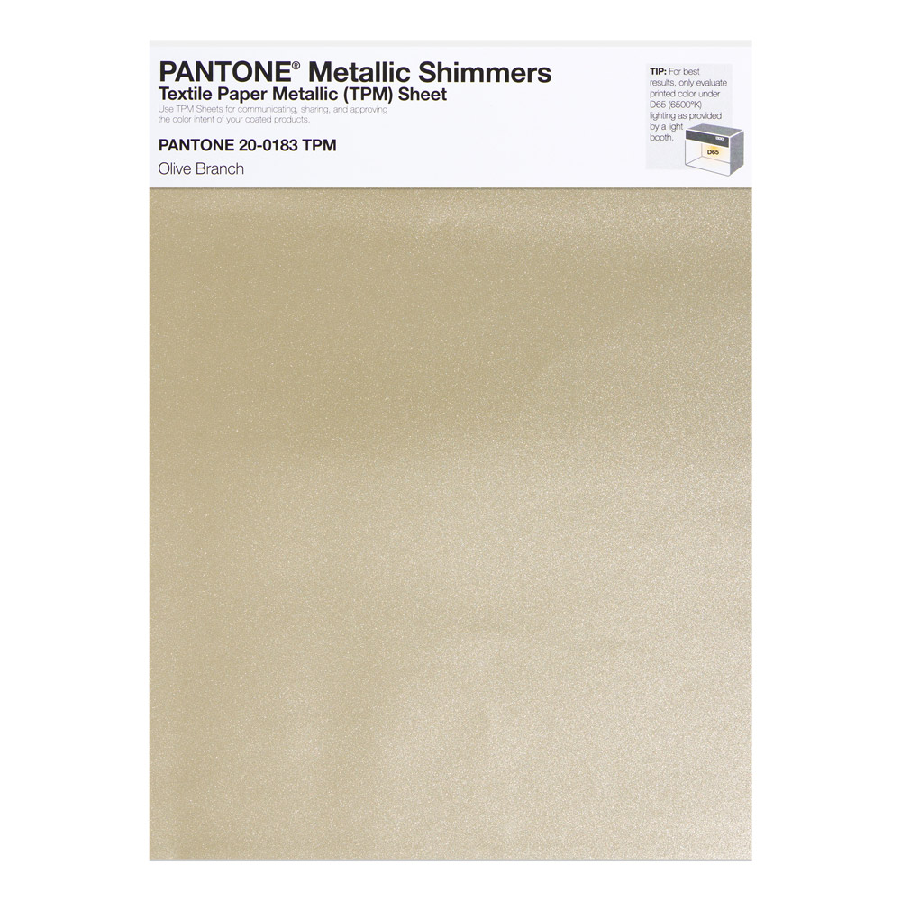 Pantone Metallic Shimmer 20-0183 Olive Branch