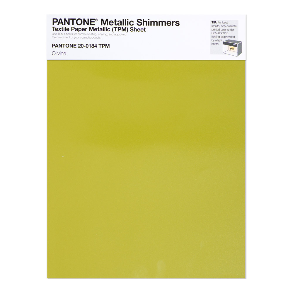 Pantone Metallic Shimmer 20-0184 Olivine