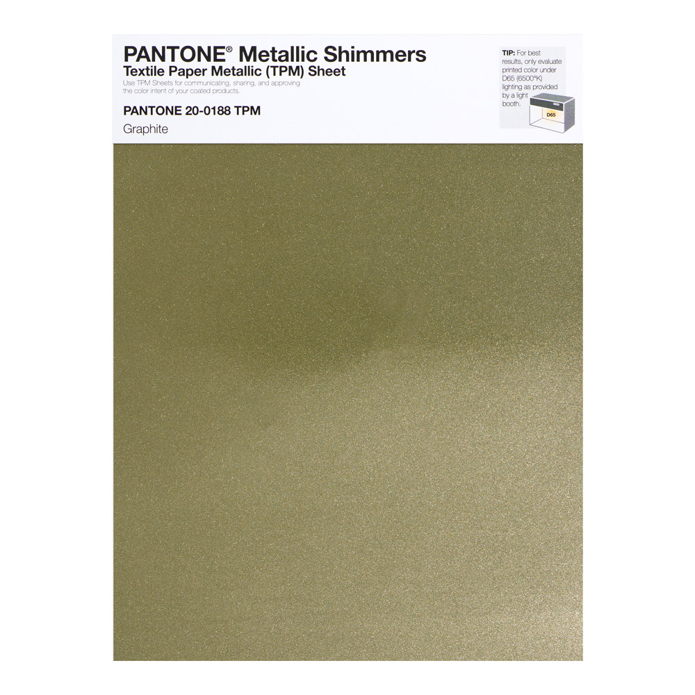 Pantone Metallic Shimmer 20-0188 Graphite