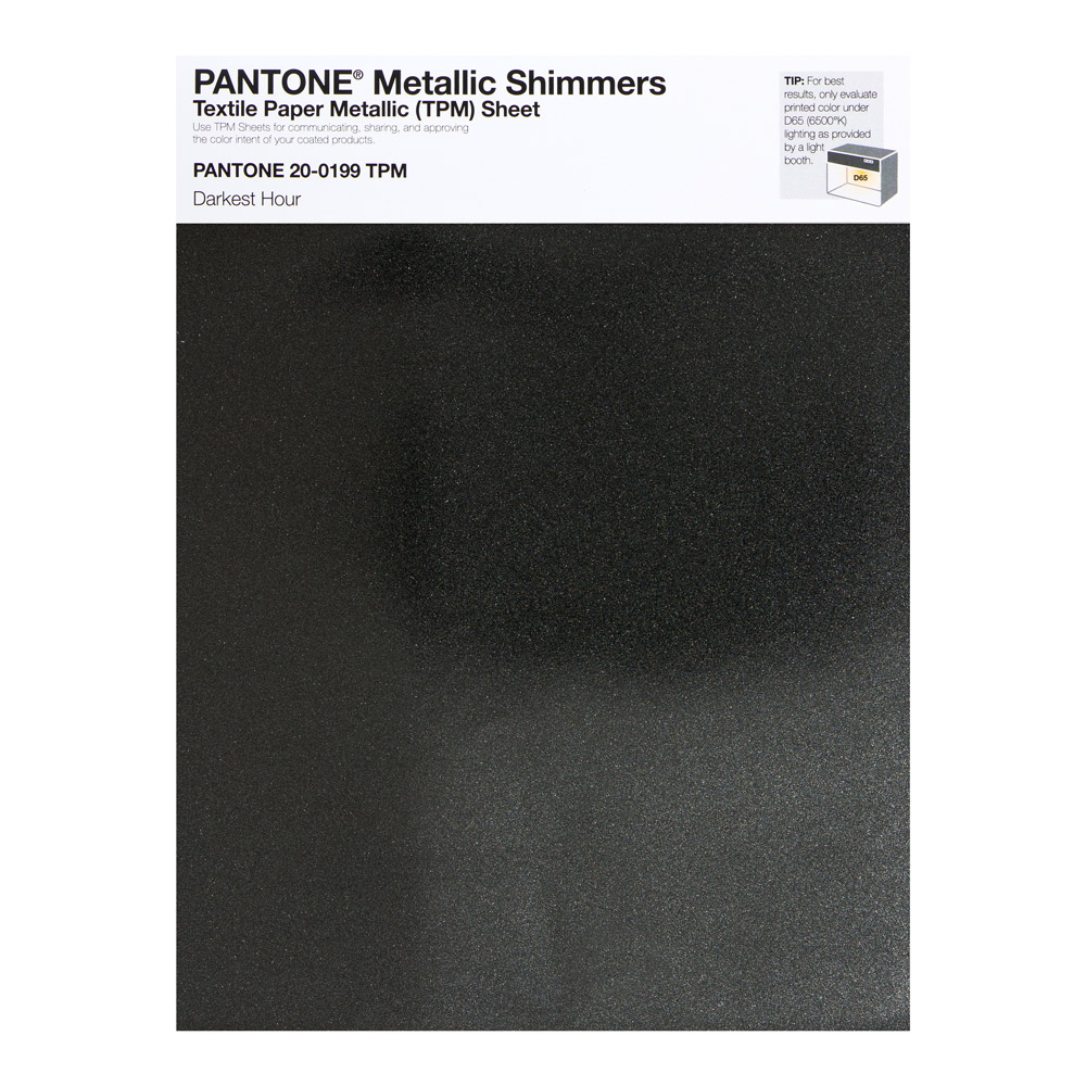 Pantone Metallic Shimmer 20-0199 Darkest Hour