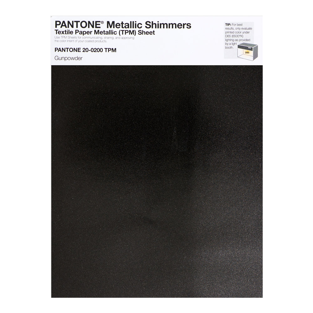 Pantone Metallic Shimmer 20-0200 Gunpowder