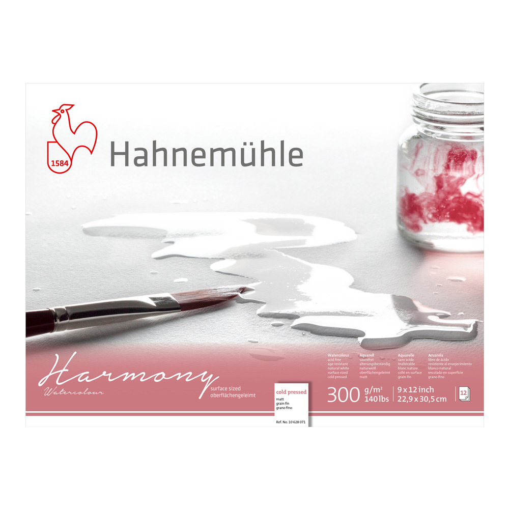 Hahnemuhle Harmony W/C Block CP 9x12
