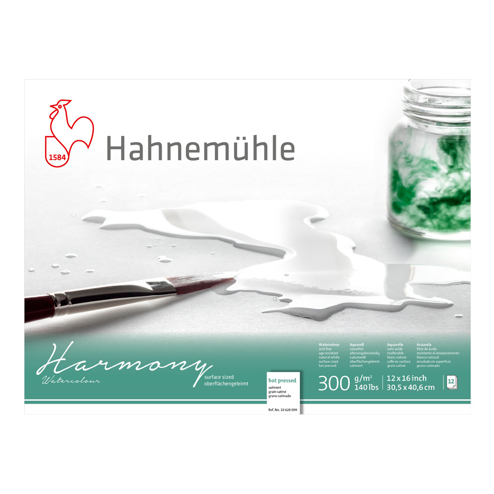 Hahnemuhle Harmony W/C Block HP 12x16