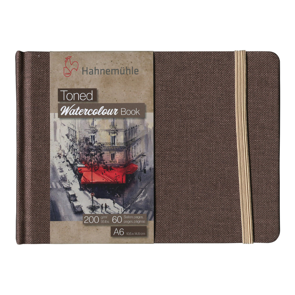 Hahnemuhle Toned Tan Watercolor Book A6