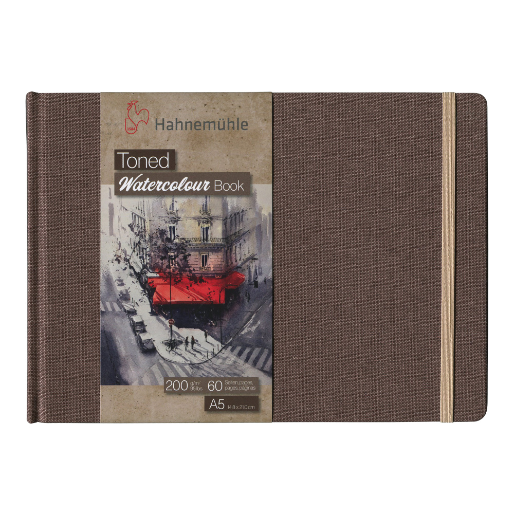 Hahnemuhle Toned Tan Watercolor Book A5