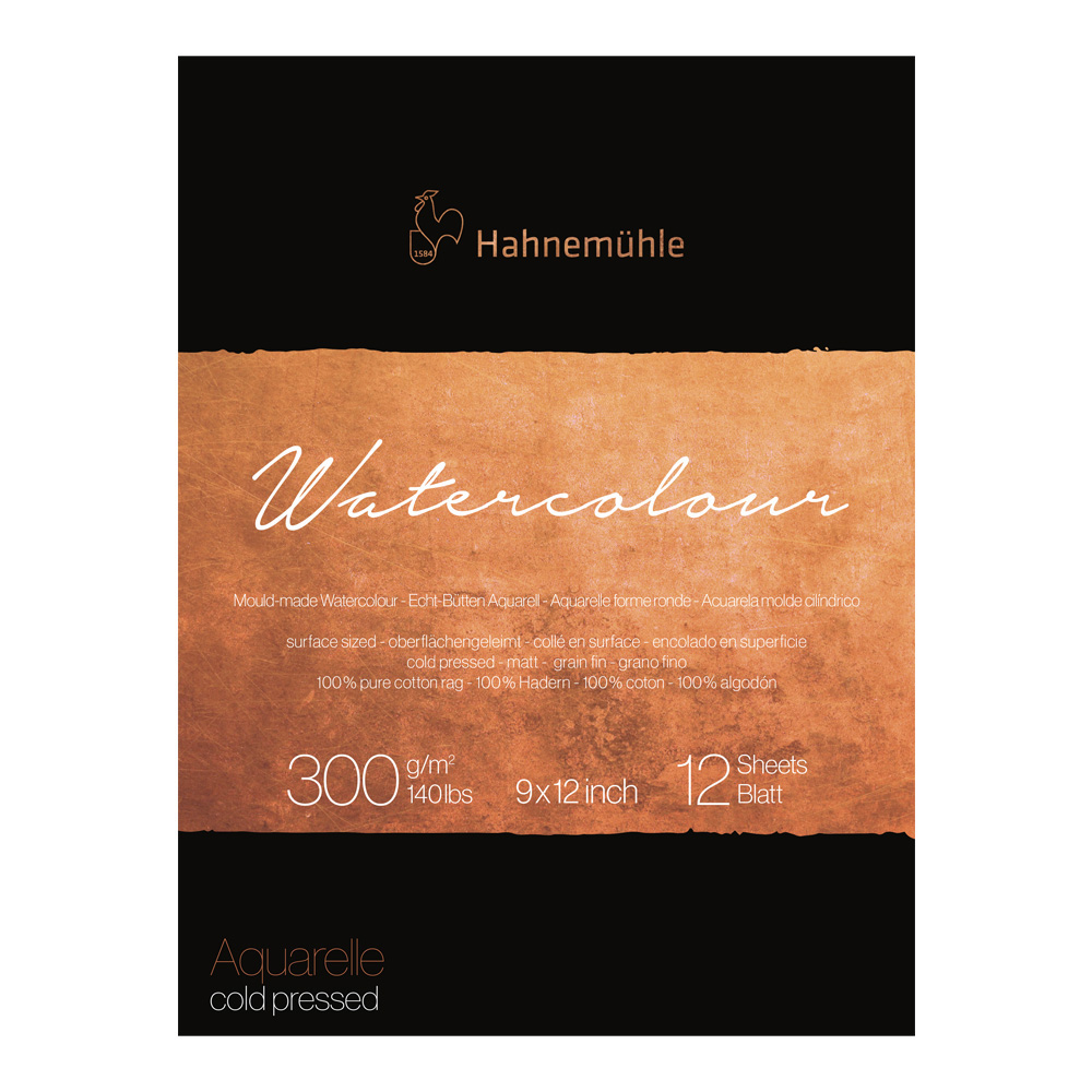 Hahnemuhle Watercolor 300 Pad CP 9x12