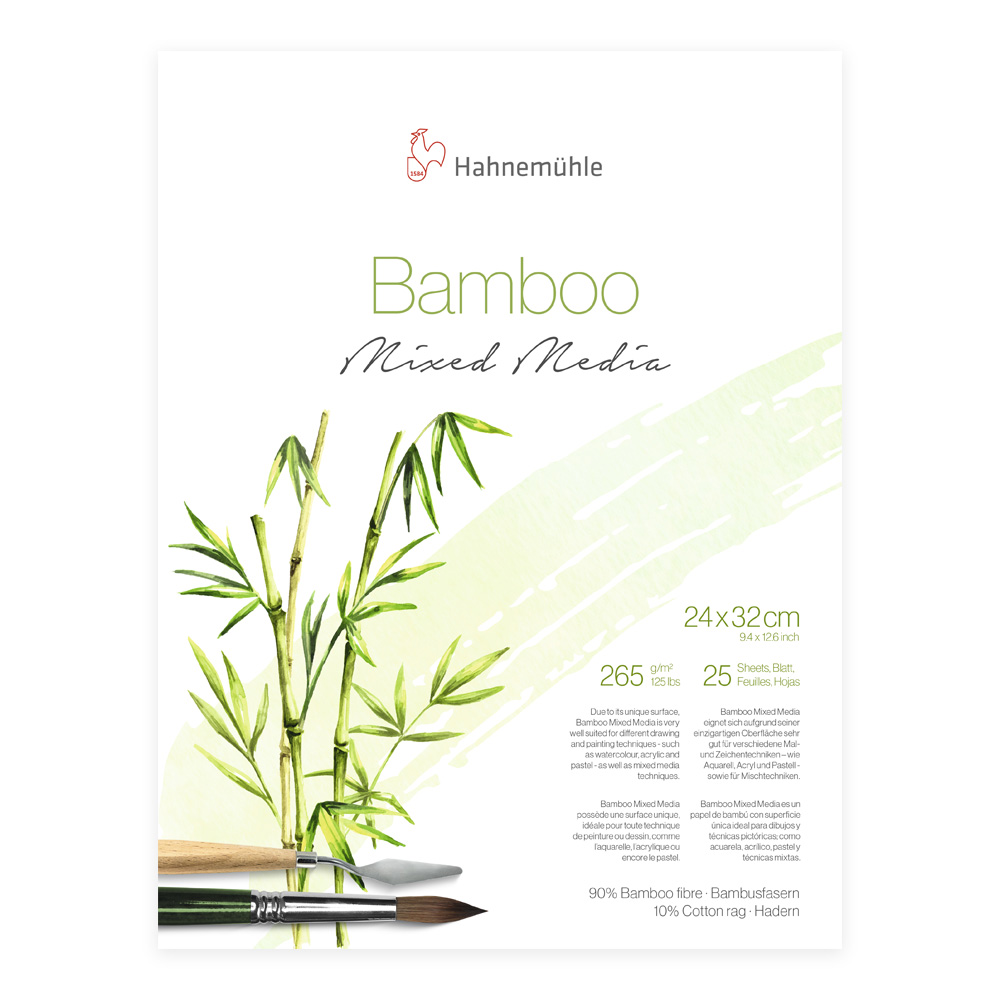 Hahnemuhle Bamboo Mixed Media Block 24x32cm