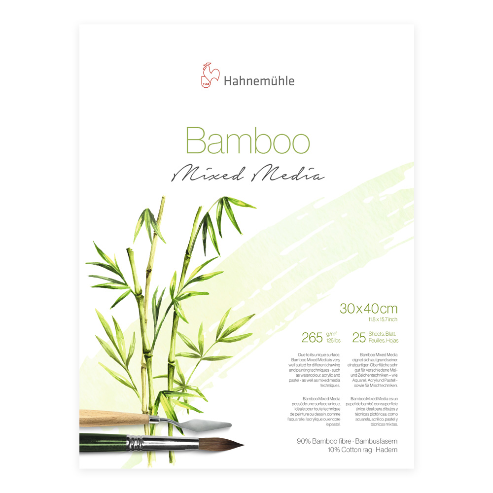 Hahnemuhle Bamboo Mixed Media Block 30x40cm