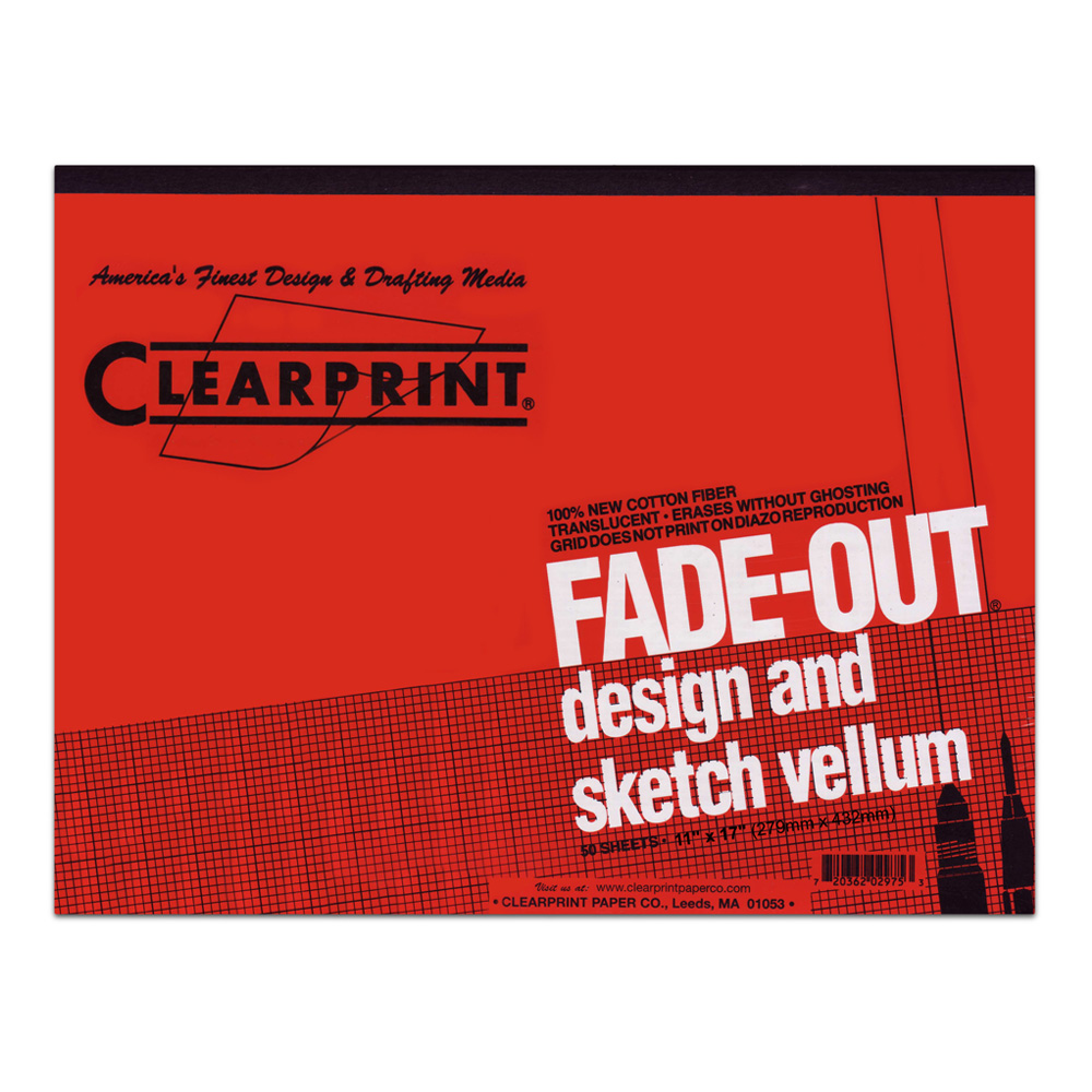 Clearprint Vellum 1000Hp 11X17 Pad 4X4