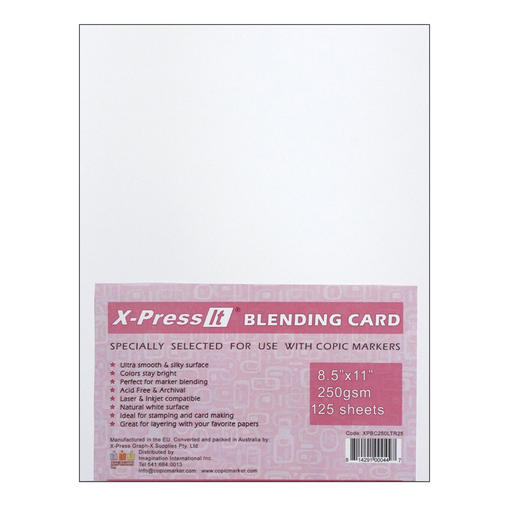 X-Press It Blending Card 125/Sh
