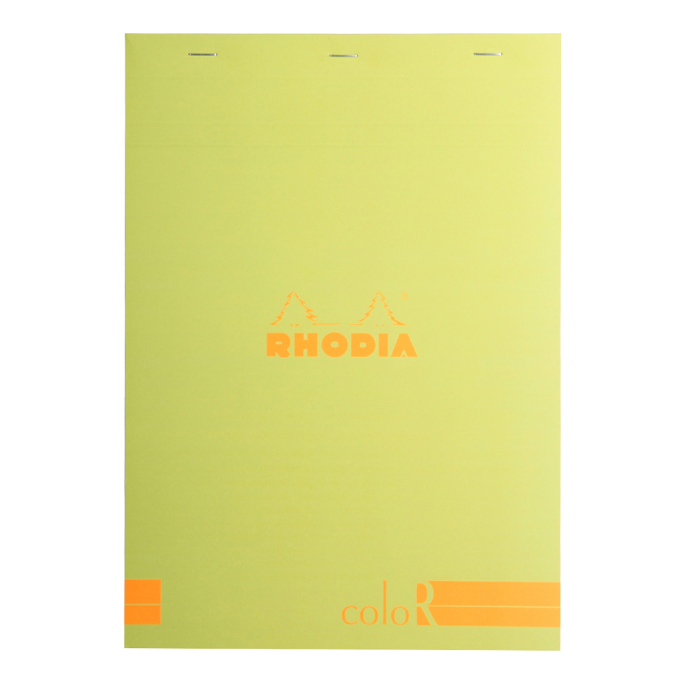 Rhodia ColorR Pad Lined 8.25X11.75 Anise