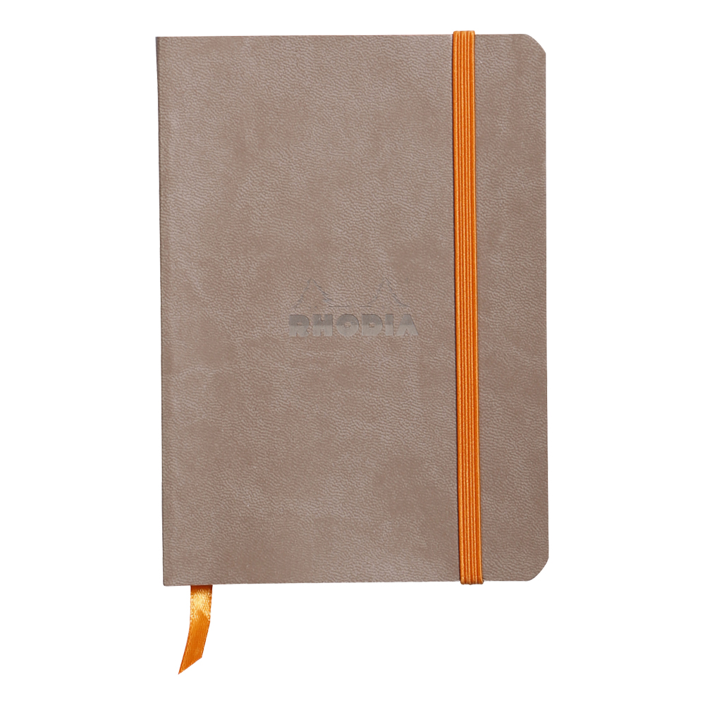 Rhodiarama Lined 4X6 inch Taupe Notebook