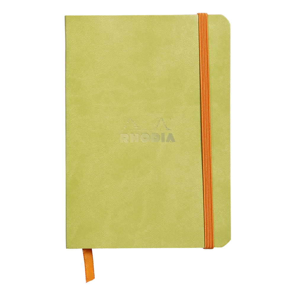 Rhodiarama Lined 4X6 inch Anise Notebook
