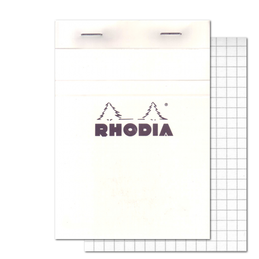 Rhodia Ice Pad Staplebound 6X8.25 Grid