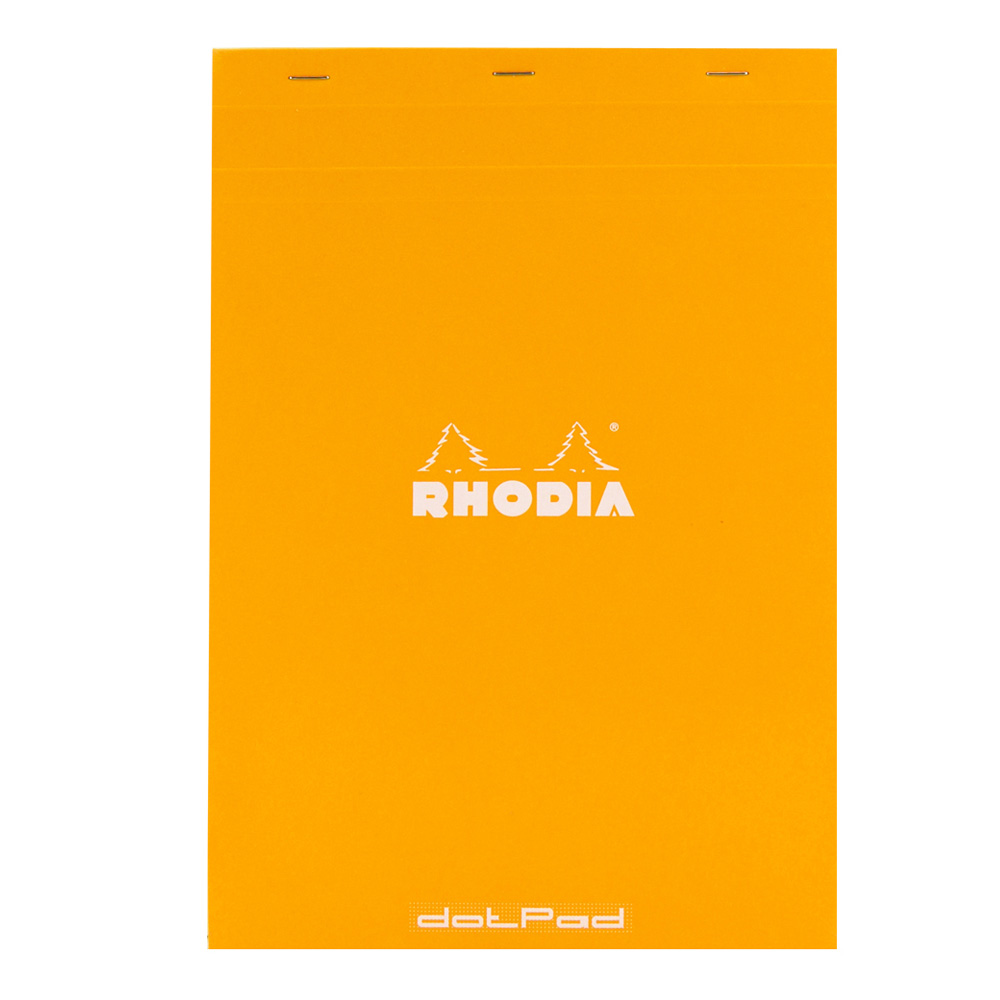 Rhodia Classic Orange Dot Pad 8.25X11.75
