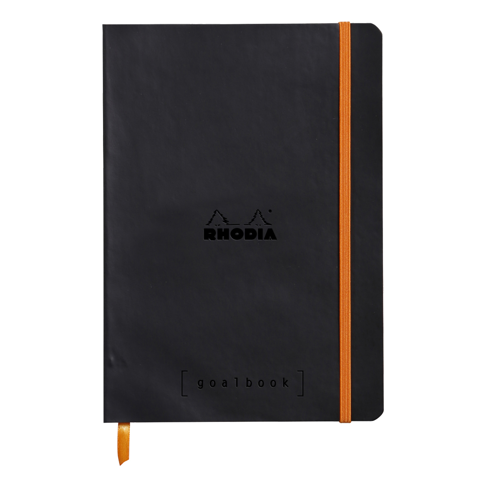 Rhodia Goal Book Black 5.75X8.25 Dot Grid