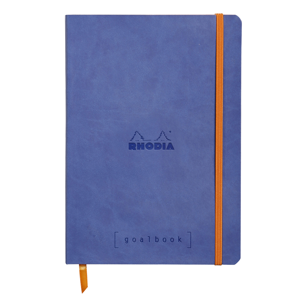 Rhodia Goal Book Sapphire 5.75X8.25 Dot Grid