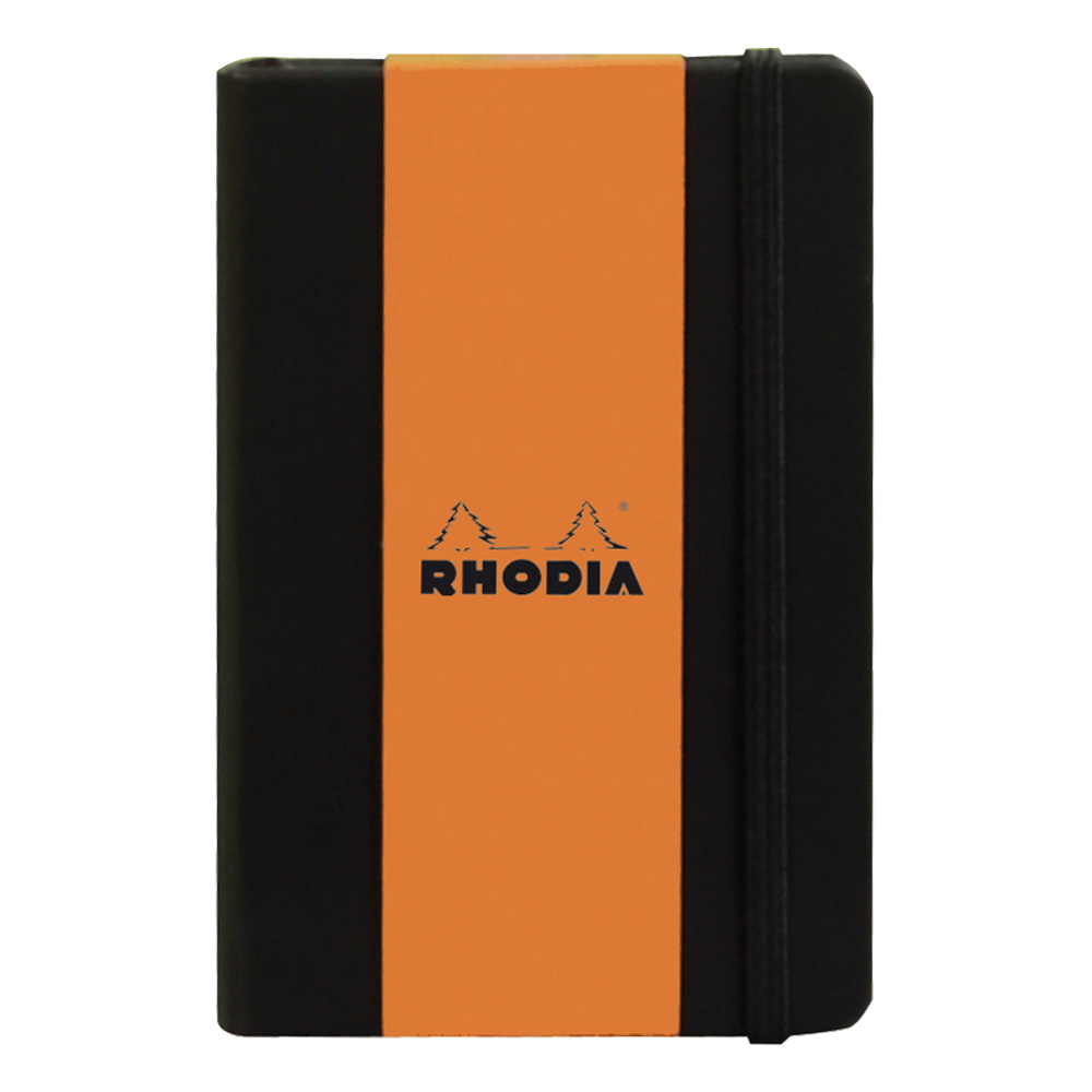 Rhodia Black Webnotebook 5.5X8.25 Lined