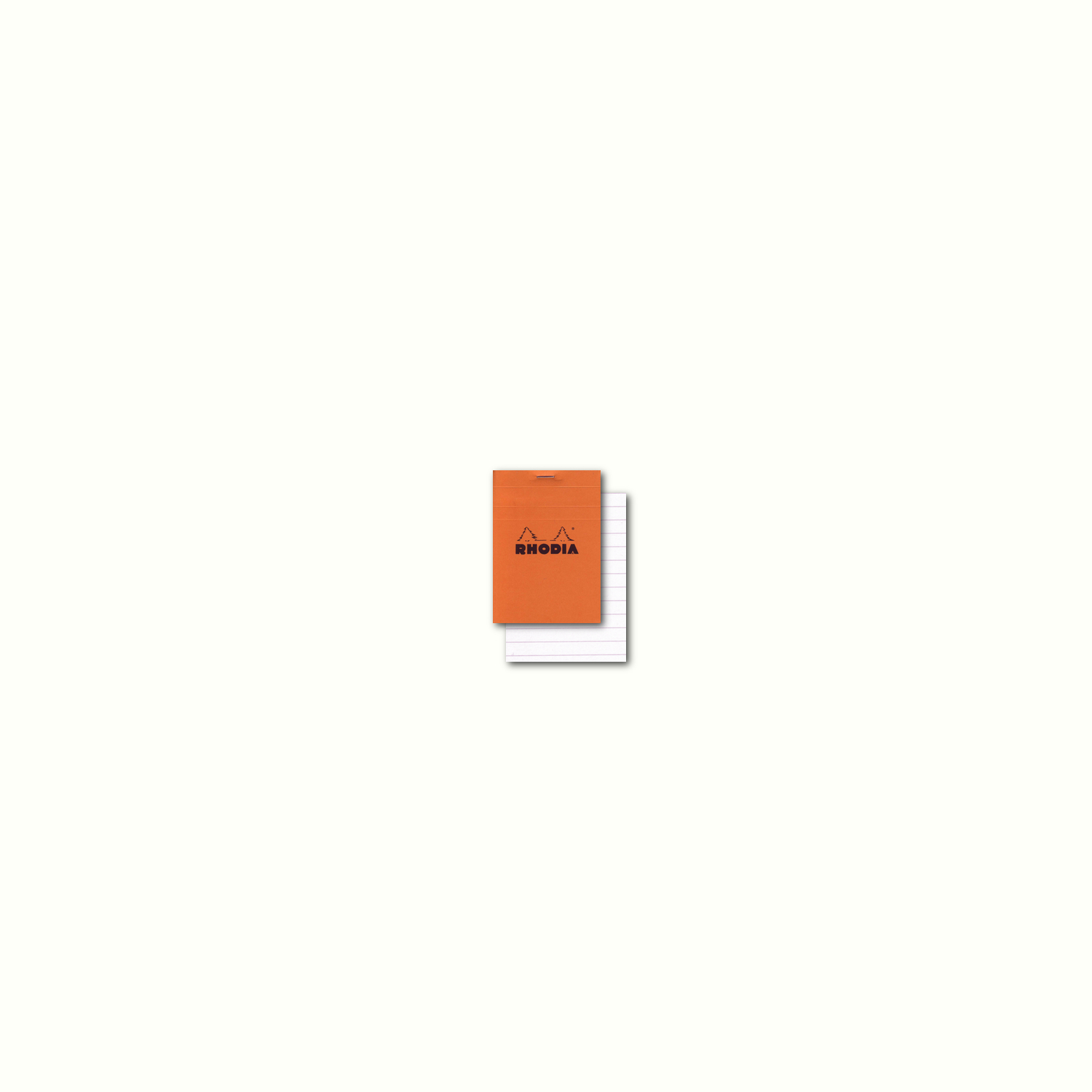 Rhodia Classic Orange Notepad 2X3 Lined