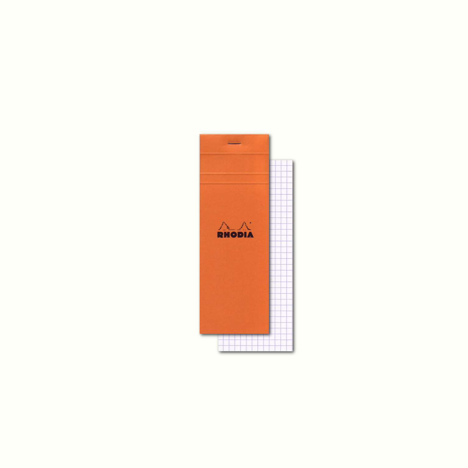 Rhodia Classic Orange Notepad 3X8.25 Grid