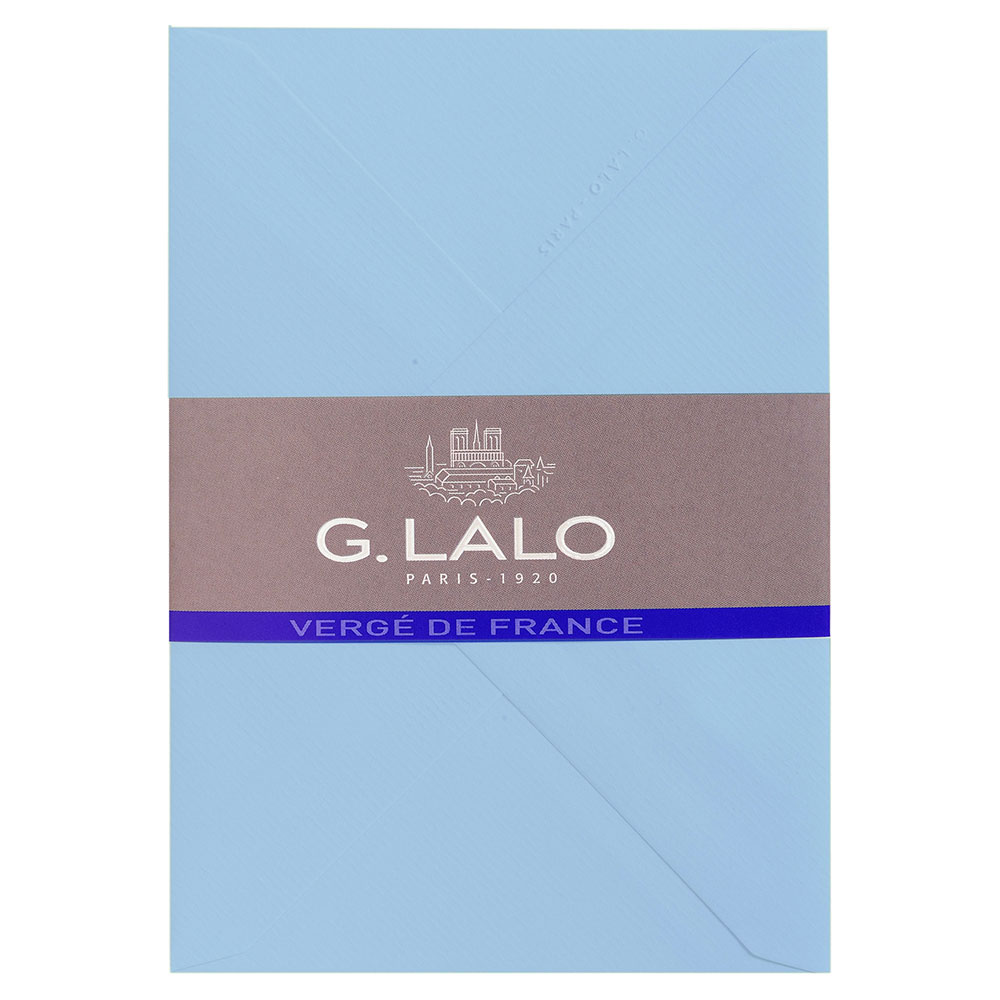 G. Lalo Blue Envelope 4.5X6.25 IN