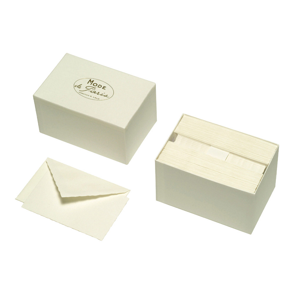 Mode de Paris Blank Cards White 30CT