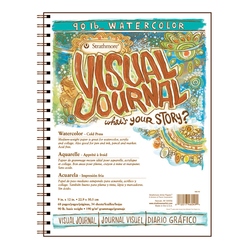 Strathmore Visual Journal W/C 90Lb 9X12