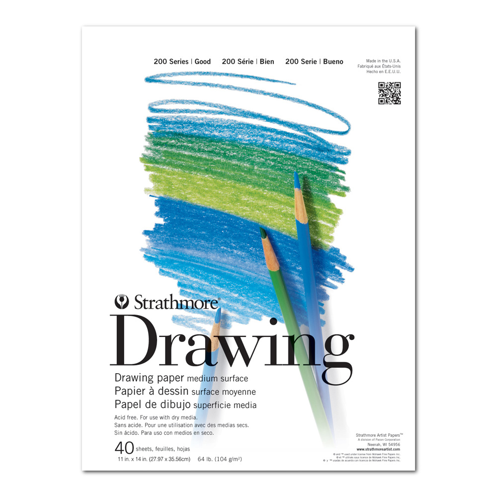 Strathmore 200 Taped Drawing Pad 11X14