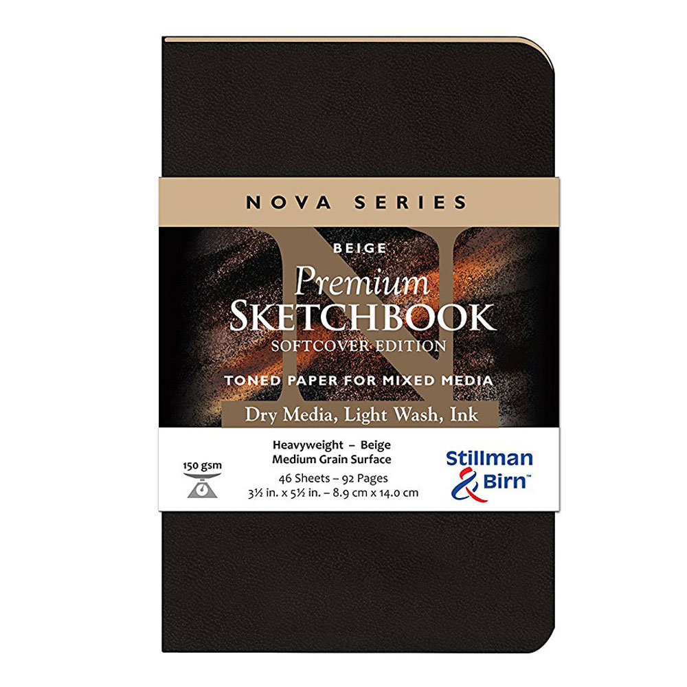 Nova Softcover Sketchbook Beige 3.5x5.5