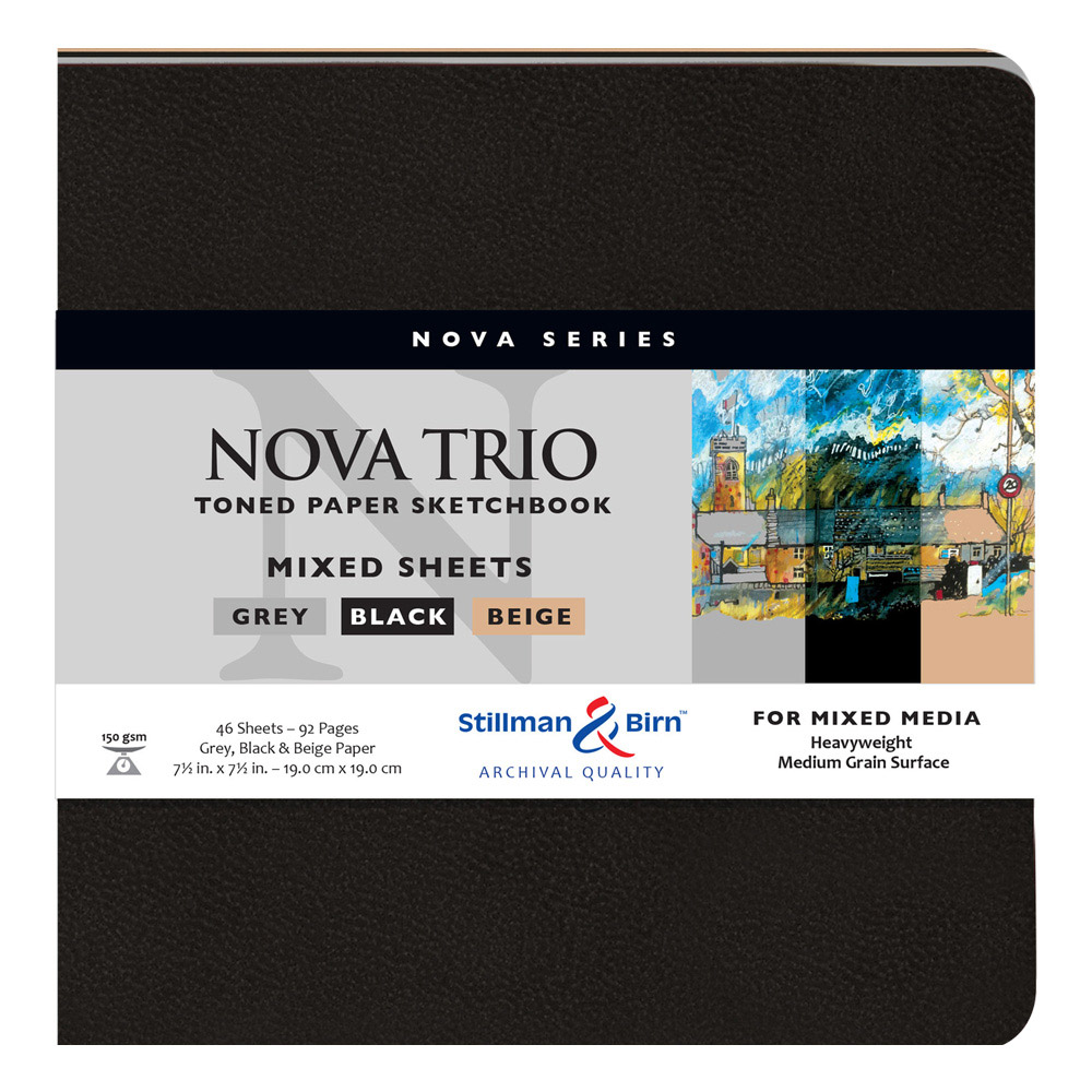 Nova Softcover Sketchbook Trio 7.5 x 7.5
