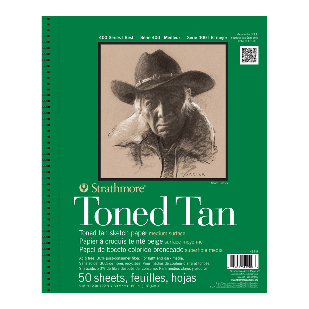 Strathmore Toned Tan Sketch Pad 9X12