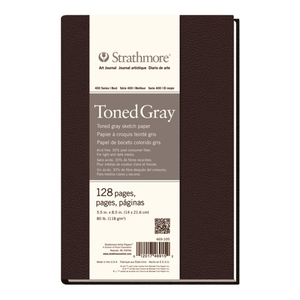 Strathmore Toned Gray Sketch Journal 5.5X8.5