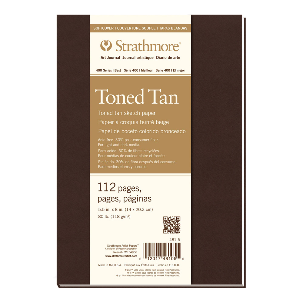 Strathmore 400 Toned Tan Softcover 5.5X8