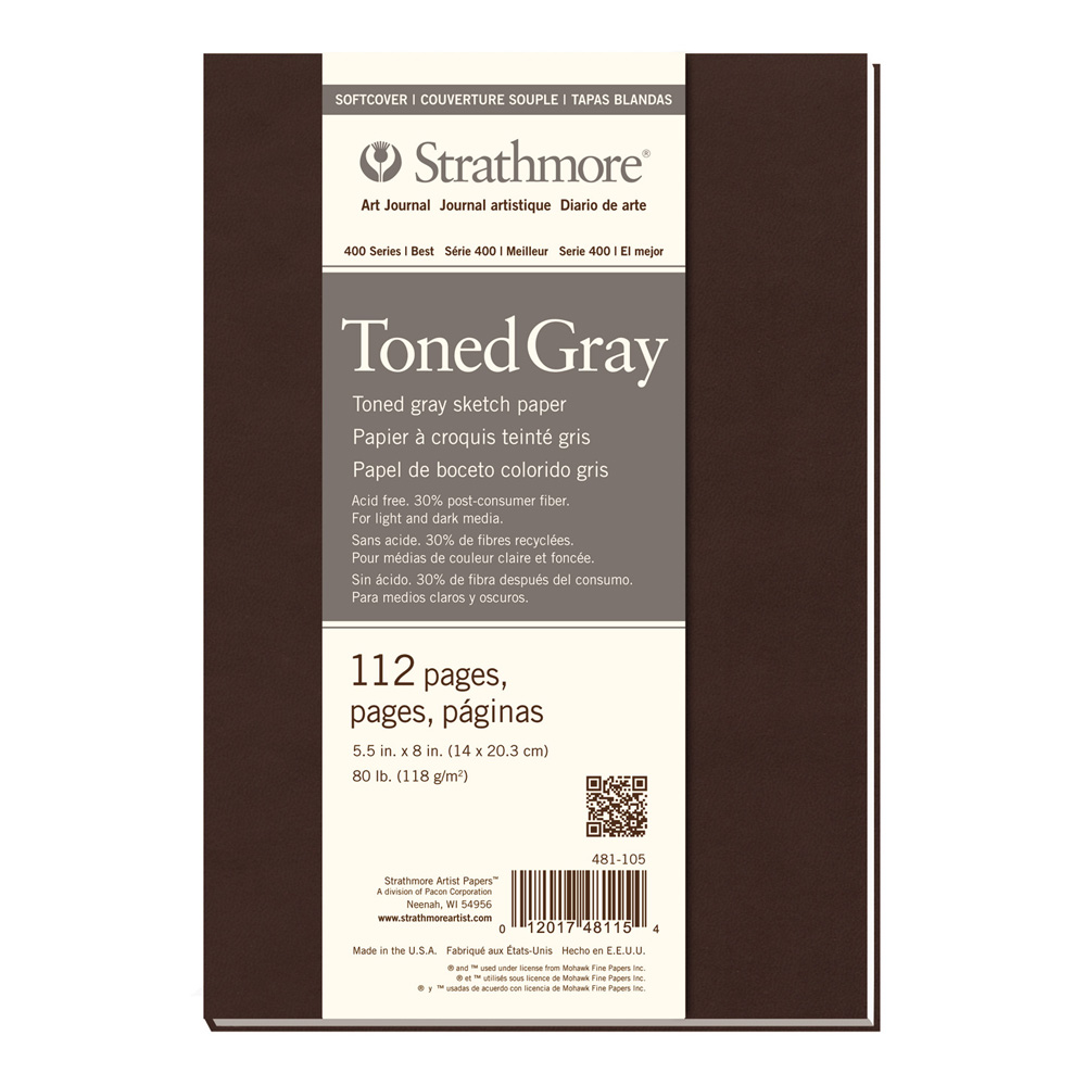 Strathmore 400 Toned Gray Softcover 5.5X8