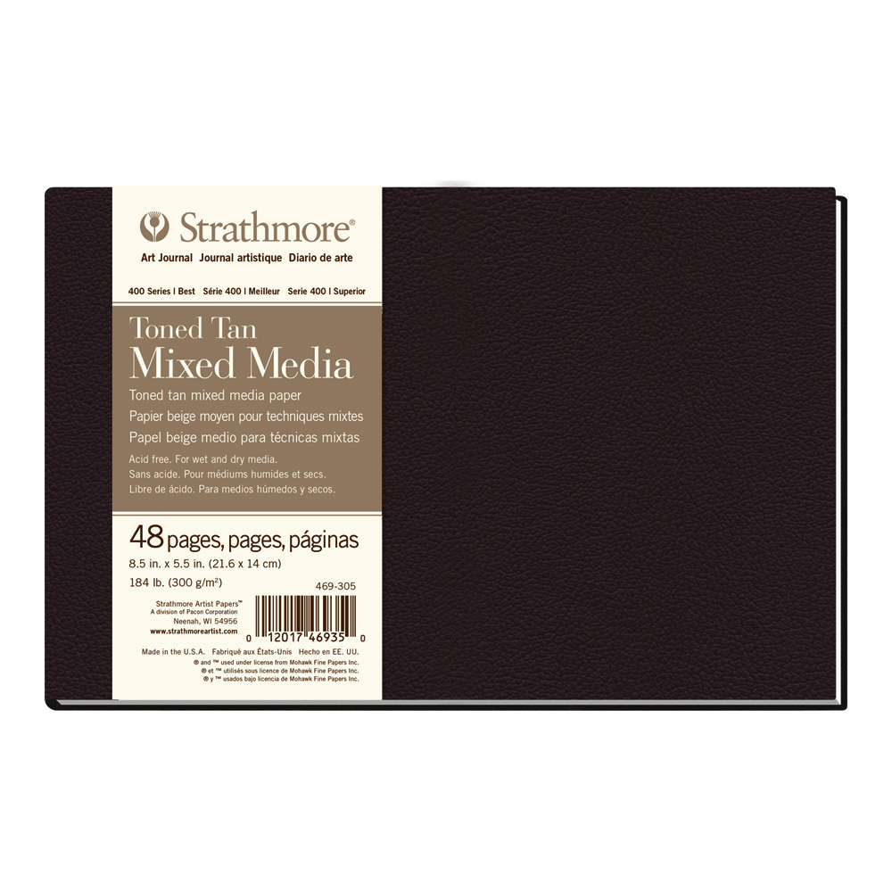 Strathmore Toned Tan Hardbound Mixed 8.5x5.5