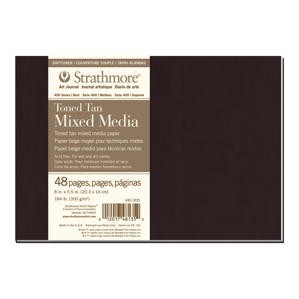 Strathmore Toned Tan Softcover Mixed M 8x5.5