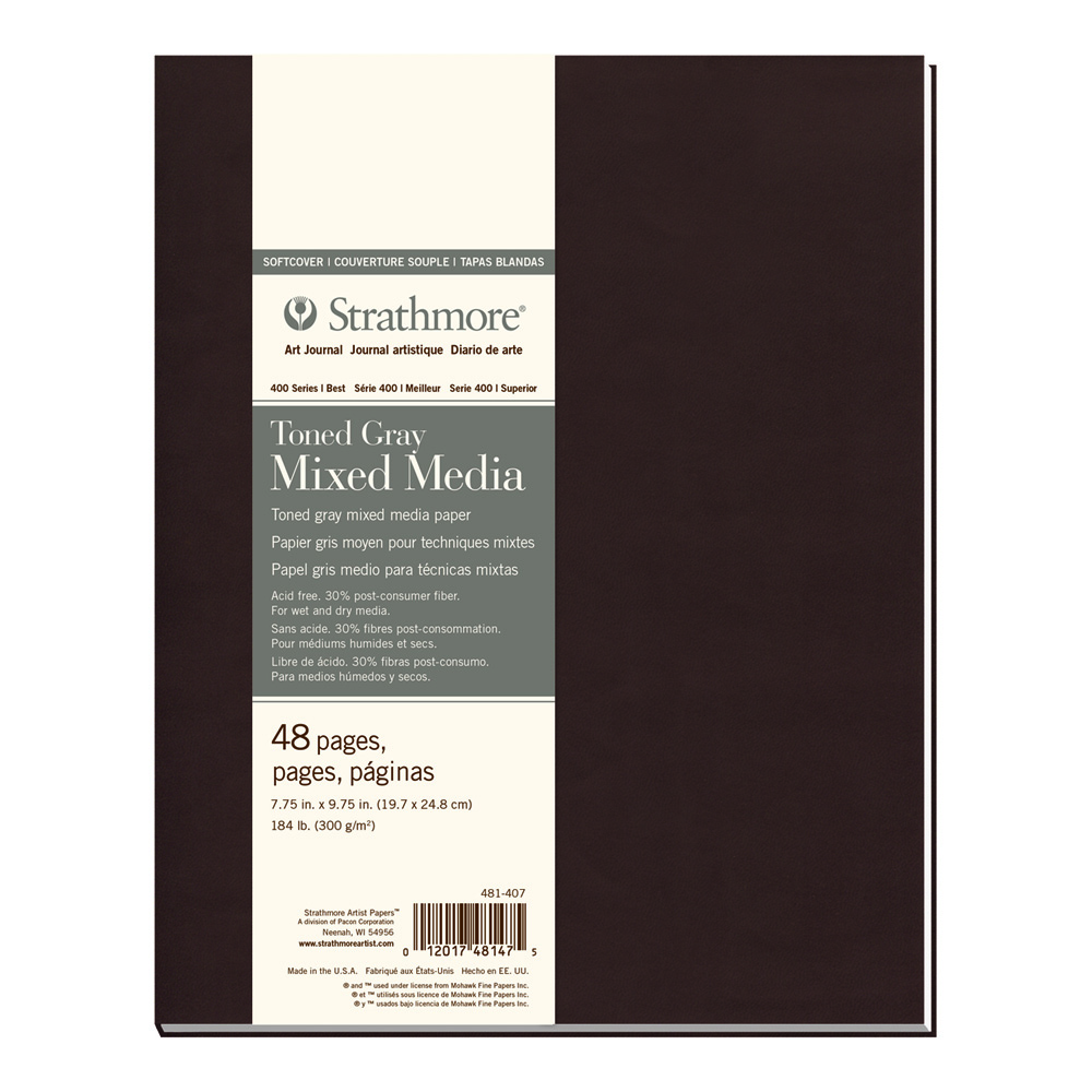 Strathmore Toned Gray Softcover MM 7.75x9.75