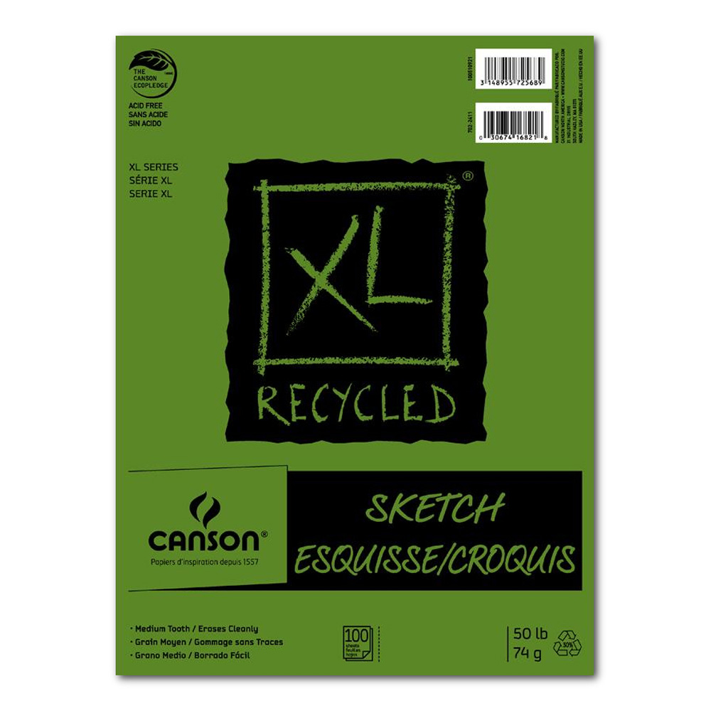 Canson Xl Recycled Sketch Pad 3.5X5.5