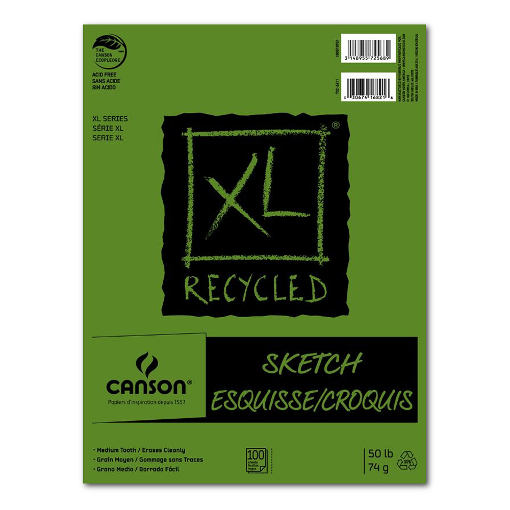 Canson Xl Recycled Sketch Pad 11X14