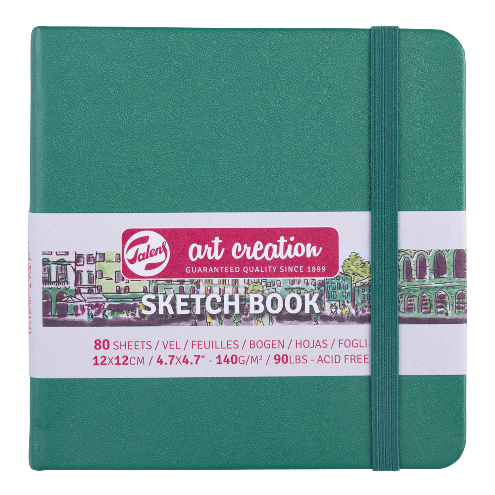 Art Creation Sketchbook Fr Green 4.7 x 4.7