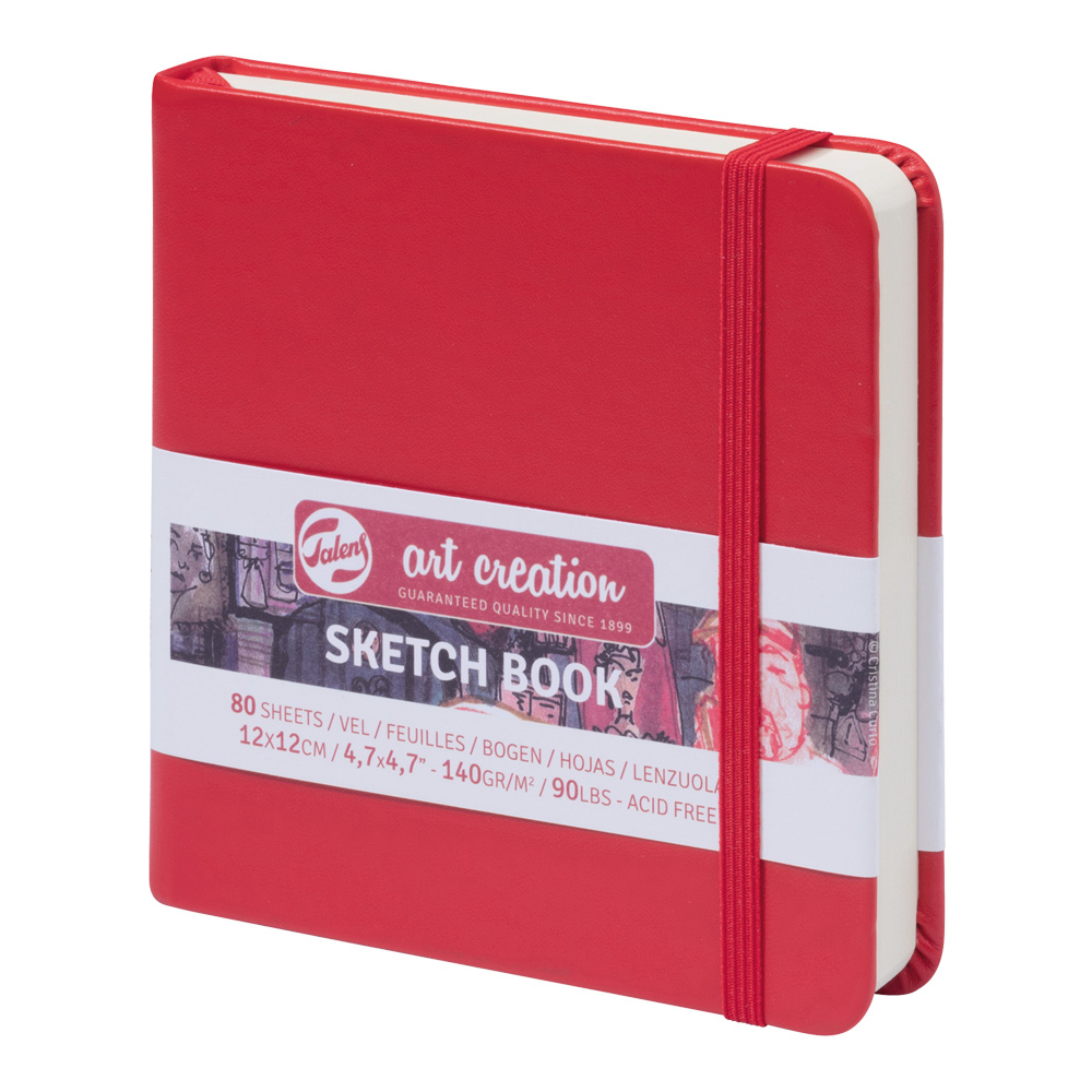 Art Creation Sketchbook Red 4.7 x 4.7