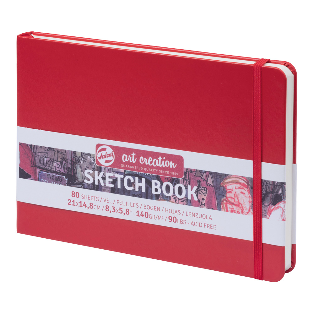 Art Creation Sketchbook Red 8.3 x 5.8