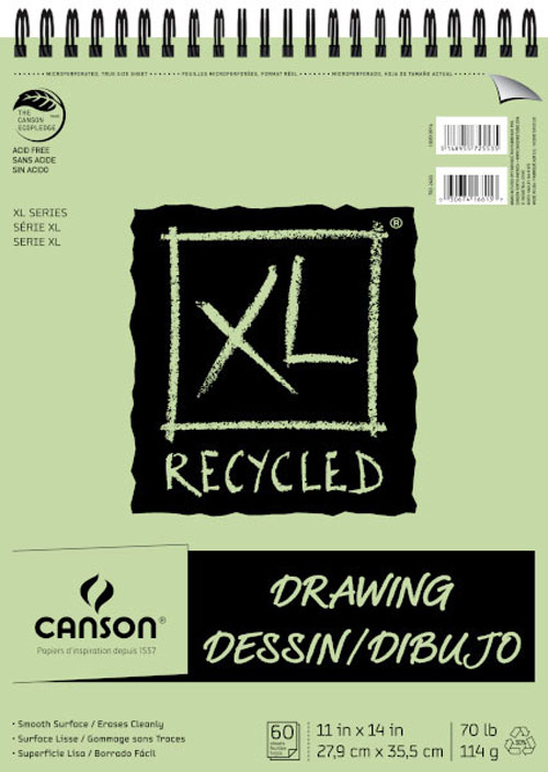 Canson Xl Recycled Drawing Pad 11X14