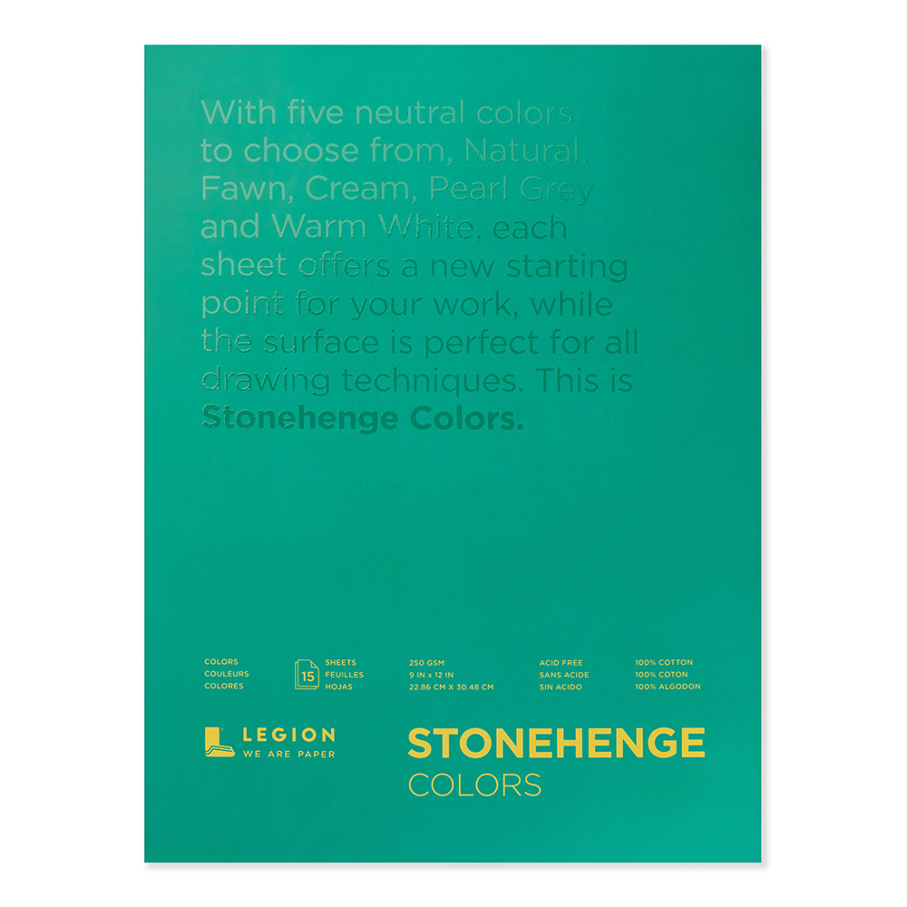 Stonehenge Pad Multicolor 9X12 15 Sheets