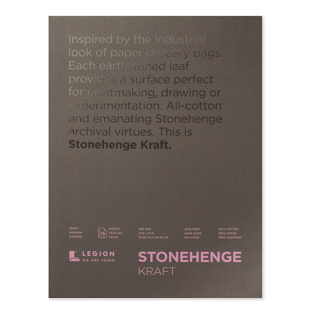 Stonehenge Pad Kraft 9X12 15 Sheets