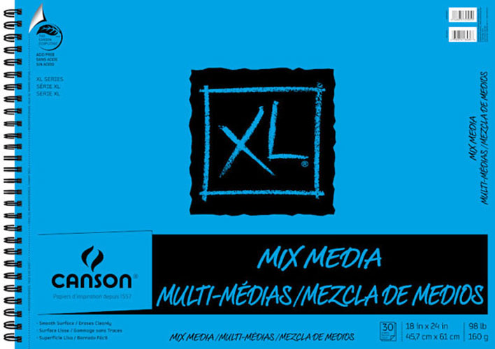 Canson Xl Mix Media Pad 18X24